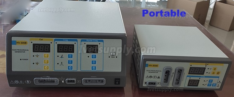 Veterinary Electrosurgical Unit ESU Bipolar Diathermy Machine Bipolar Coagulator Portable 100W